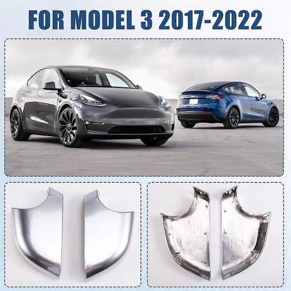 1 par Bil Dörr Vinge Backspeglar Nedre Kåpa Hållare för Tesla
