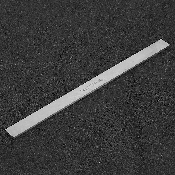Nopea teräs (HSS) neliömäinen sorvaustyökalu - 3*12*200mm valkoinen teräspalkki