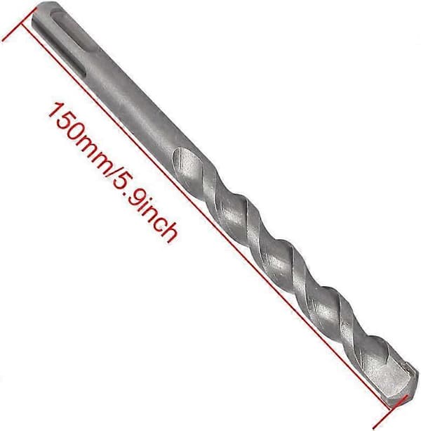 10 mm/0,4 tommer diameter karbidspids murbor, slagboremaskine, betonbor SDS-plus