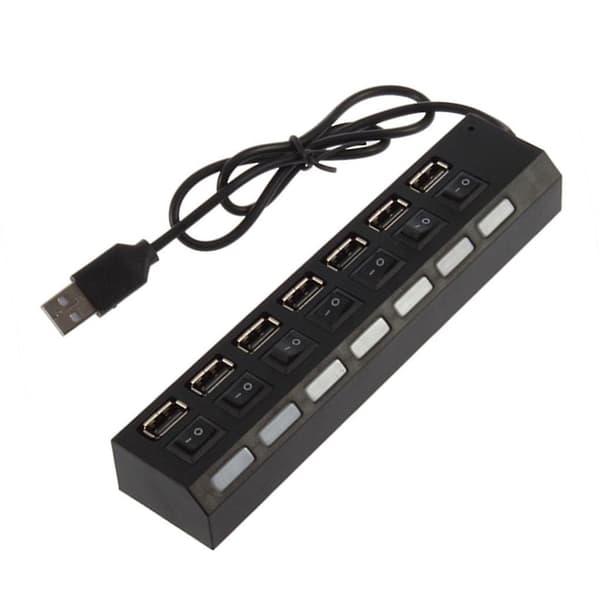 7 Port USB-keskitin USB-muunnin USB-sovitin