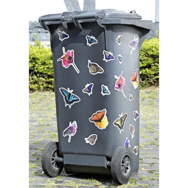 Dekorera din soptunna! Stickers 22 st. Vackra Fjärilar ec56 | Fyndiq