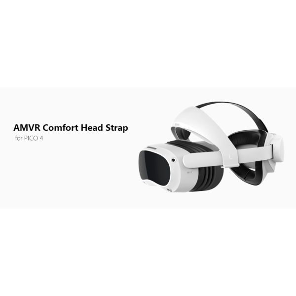 Elite Head Strap med innovativ mjuk silikon infällbar andningsdyna för Pico 4 VR headset svart