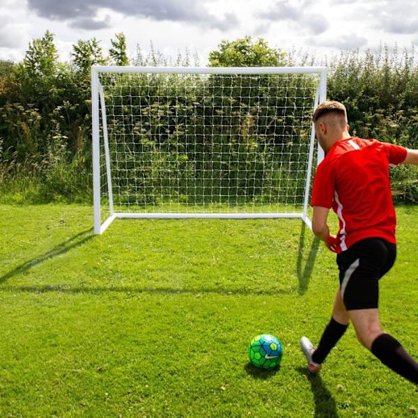 Fodboldmål 2,4 x 1,8 m Vit