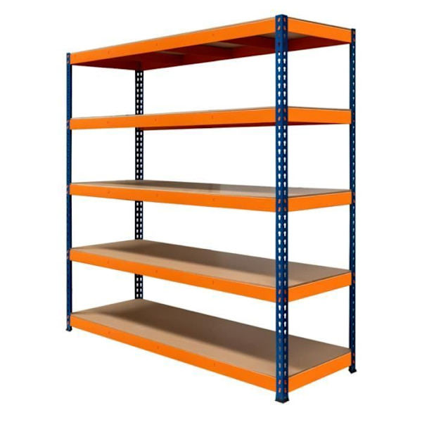 Rayonnage - MONSTERSHOP - SRax - 5 Hyllor - 300kg - Garage/Verkstad