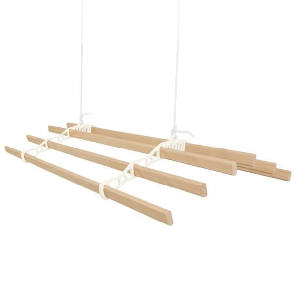 2,4 metrin riippuva pyykinkuivausteline - Ivory Elfenben