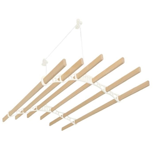 2 metrin riippuva pyykinkuivausteline - Ivory Elfenben