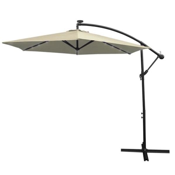 Parasol Förflyttad Grädd Inbränning Skydd på 3M - Märke - Modell - Manual - Förflyttad Stång - UV-skydd Grädde