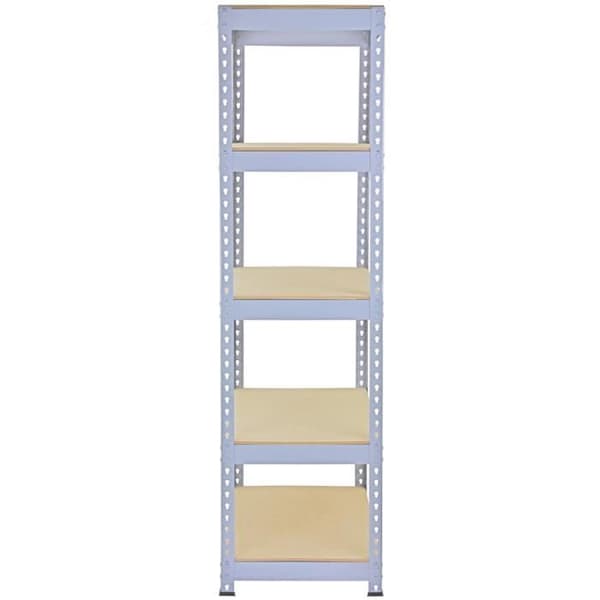 Rayonnage - Q-Rax - Grå - 90cm x 182,5cm - Metal - Easy montering