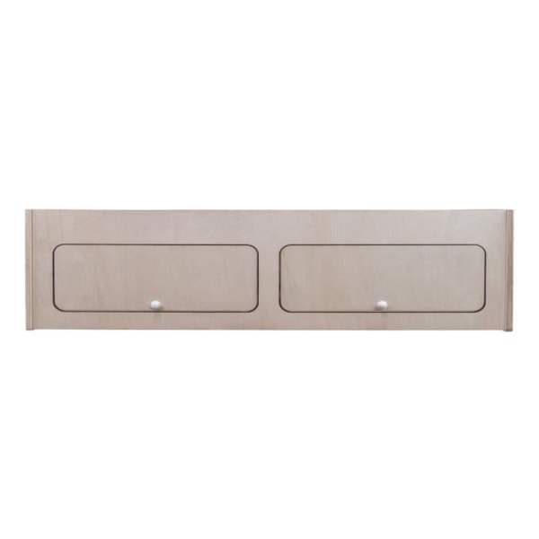 Opbevaringsskab - MDF - 120 cm x 30 cm x 30 cm - 2 døre - Soft Close - Sikker kastanj