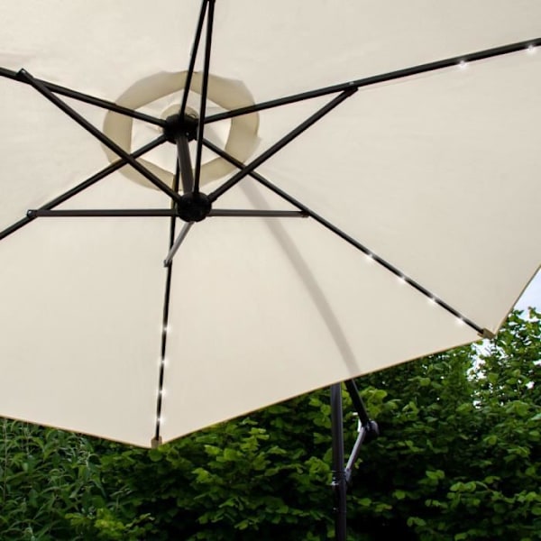 Parasol Förflyttad Grädd Inbränning Skydd på 3M - Märke - Modell - Manual - Förflyttad Stång - UV-skydd Grädde