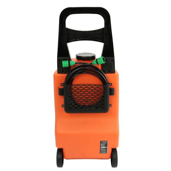 6 m vesisyöttöinen puhdistustanko ja 30 litran vesikärry Orange