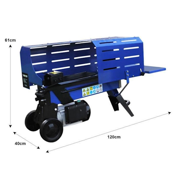 Elektrisk Log Splitter - MONSTERSHOP - 7t - 25cm - 520mm