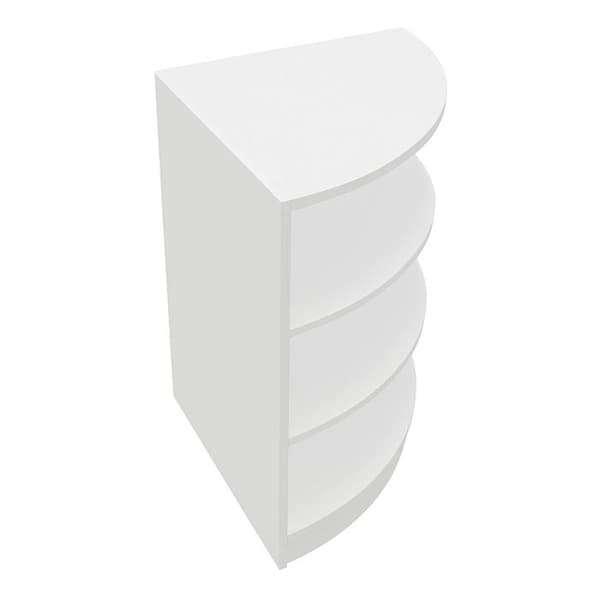 Försäljningsdisk Enhet Corner i Vit MDF LM60 Förvaringsmöbel Handel Vit