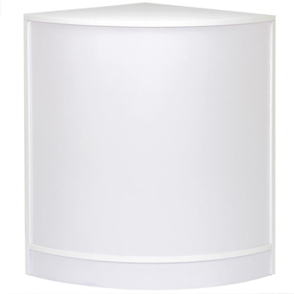 Paket Leo, set med glänsande vita diskmontrar för butiker och butiker, 1 CM60-disk, 1 C1200-disk och 1 B1200-disk Vit