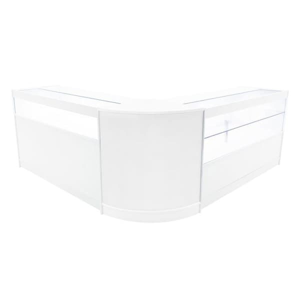 Låsbart Vit LED Försäljningsdisk Set Adonis B1500, C1500, CM60 Vit