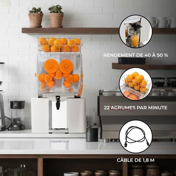Elektrisk Citrus Saftpresser Kommerciel Automatisk Haner