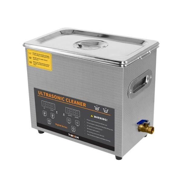 Ultrasonic Cleaner 6L - T-Mech - Smycken Disc Delar Verktyg - Silver Stål Pengar