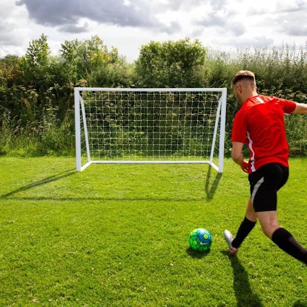Fodboldmål 1,8 x 1,2 m Vit