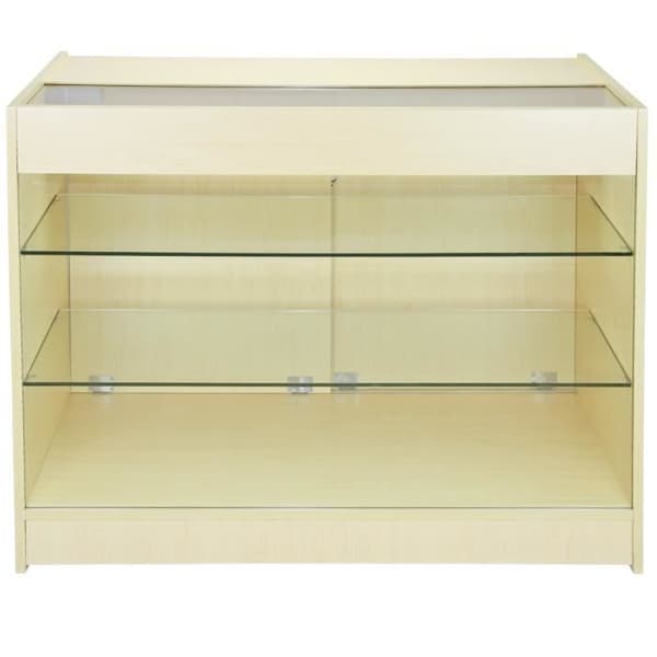 Lönnglaserad presentationsdisk - K1200 - Låsbar - 120cm x 60cm x 90cm