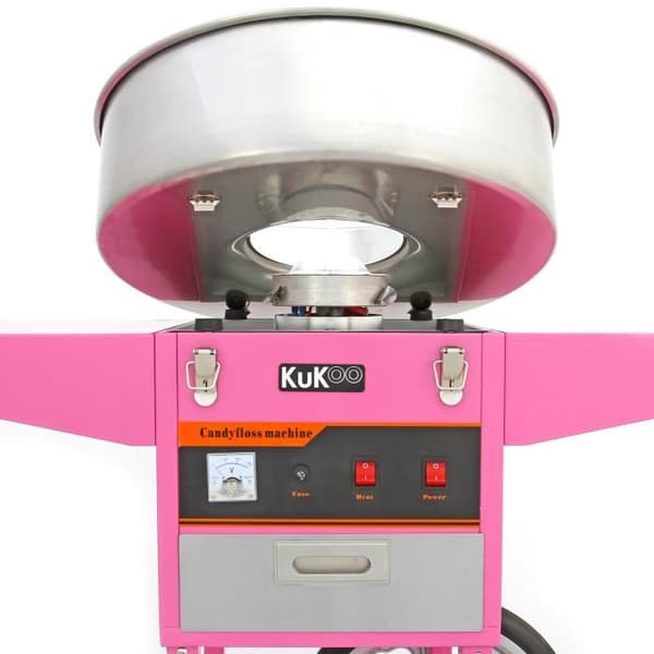 Vatukkakone kärryllä - vaaleanpunainen Rosa