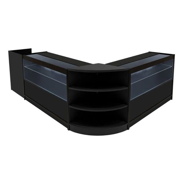 Säkerhetsdisk med LED, Set C1200 LM60 TB60 Svart