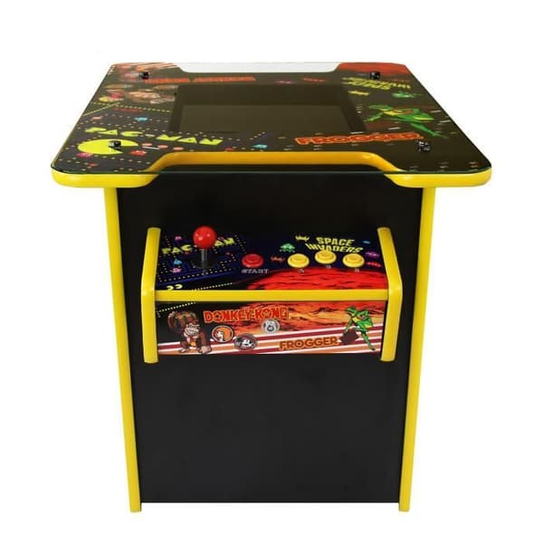 Table Cocktail - Arcade - 60 Klassiske Spil - 19 Tommer - Sort - Indendørs Svart
