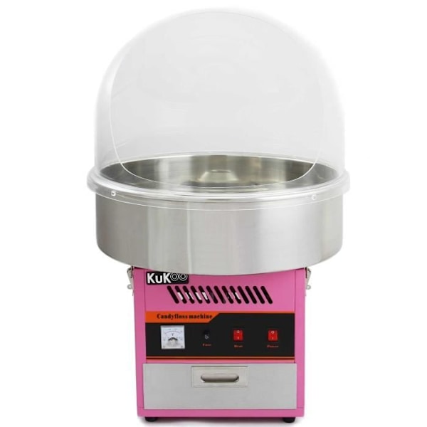 Masker för Sockervadd - Märke - Modell - Rosa - Transparent - Sockervaddmaskin - Nej Transparent