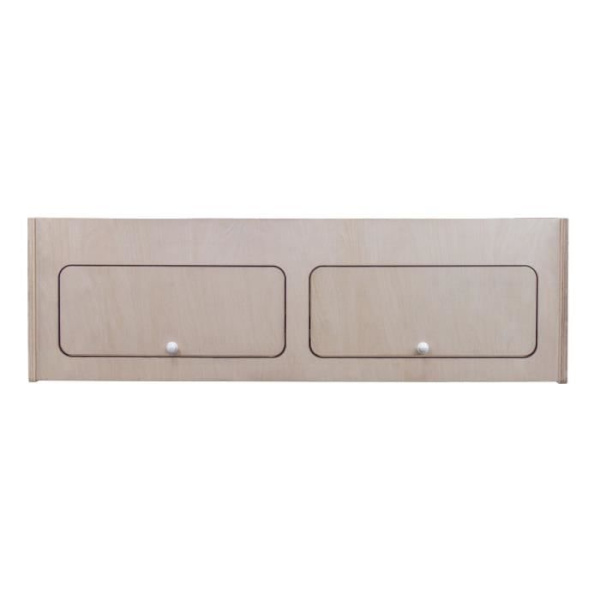 Säilytyskaappi - MDF - 100cm x 30cm x 30cm - 2 Ovea - Pehmeästi sulkeutuvat sarana - Turvallinen kastanj