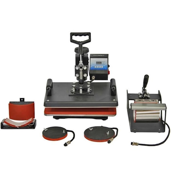 LED-vinylskärplotter, 5 i 1 värmepress, skrivare, skärkit, Signcut Pro Software Sublima Transfer Printing