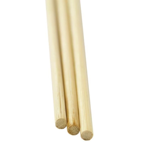 Sockervaddsmaskin - 600 träpinnar - bredd 0,3 cm - höjd 30 cm - vit färg