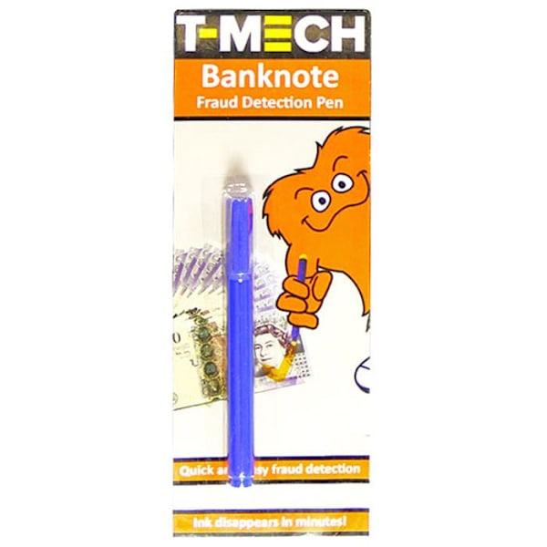 Pengar Kontroll T-Mech Pennor (Förpackning med 5) Blå