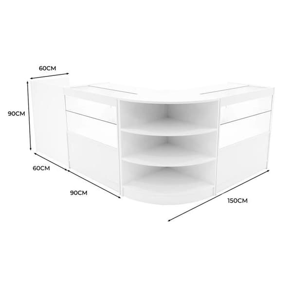 LED-hvid låsbar salgsdisk sæt C900 LM60 TB60 Vit