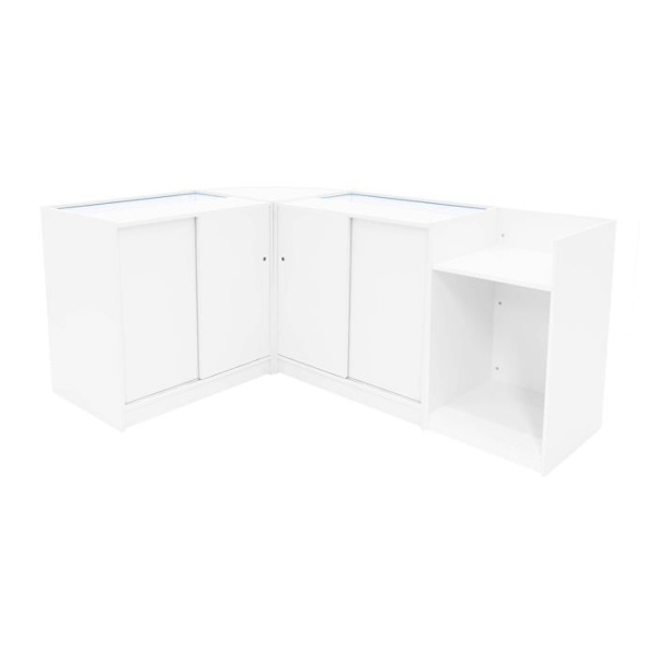 LED-hvid låsbar salgsdisk sæt C900 LM60 TB60 Vit