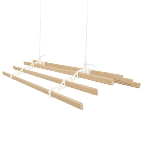 2 metrin riippuva pyykinkuivausteline - Ivory Elfenben