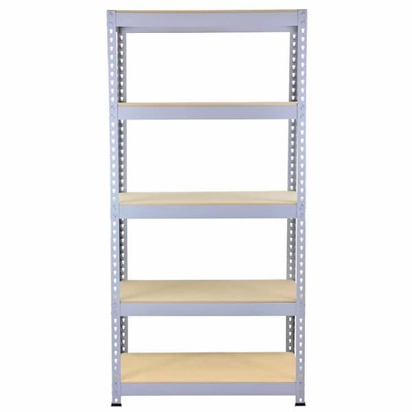 Rayonnage - Q-Rax - Grå - 90cm x 182,5cm - Metal - Easy montering