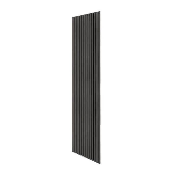 3 x Väggpaneler i Akustiklatts Grå Antracit Dekor 240cm x 60cm Kolgrå
