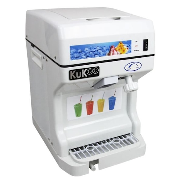 KUKOO Granita Machine Ice Crusher Crushed Ice 250W 120KG/H