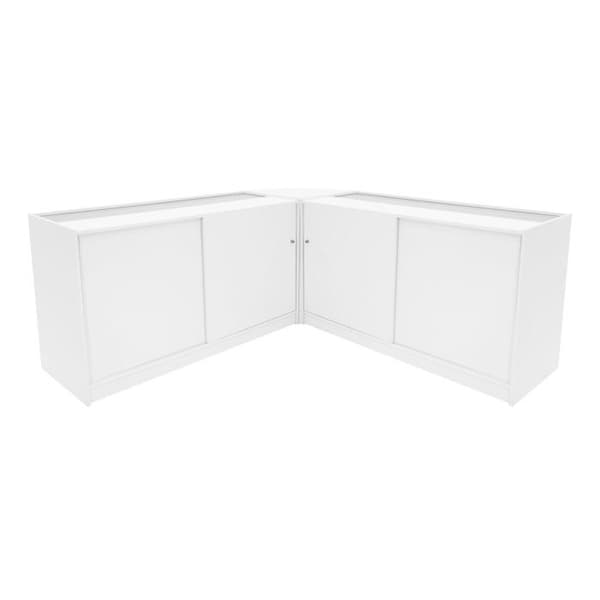 Låsbart Salgsbord MDF Hvid LED Sæt Harmonia B1500 C1500 LM60 beige