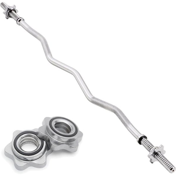 Barre EZ Body Revolution 1,2m Spinlock Grå
