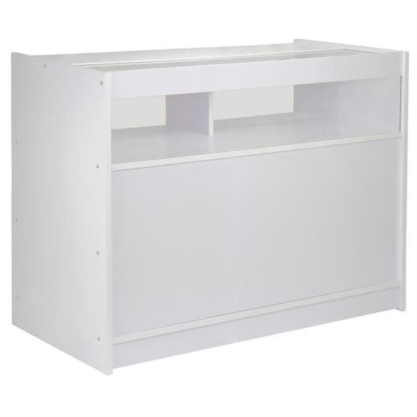 Set med diskar - MONSTERSHOP - 3 glansiga vita - Showcase, Display, Display Vit