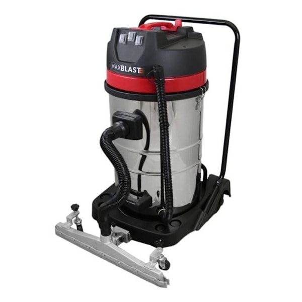 MAXBLAST 80 liter 3000W industridammsugare och extra sugspets för professionell rengöring