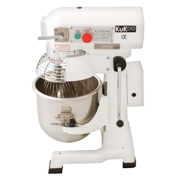 KuKoo Professional Planetarisk mixer - 15 liter - 3 tilbehør
