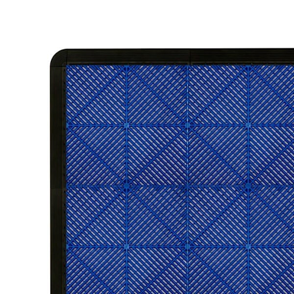 Sininen Modulaarinen Viihtyisä Lattialaatta Autotalli Yksittäinen Näyttelyhuone 3,2 x 6 M Blå