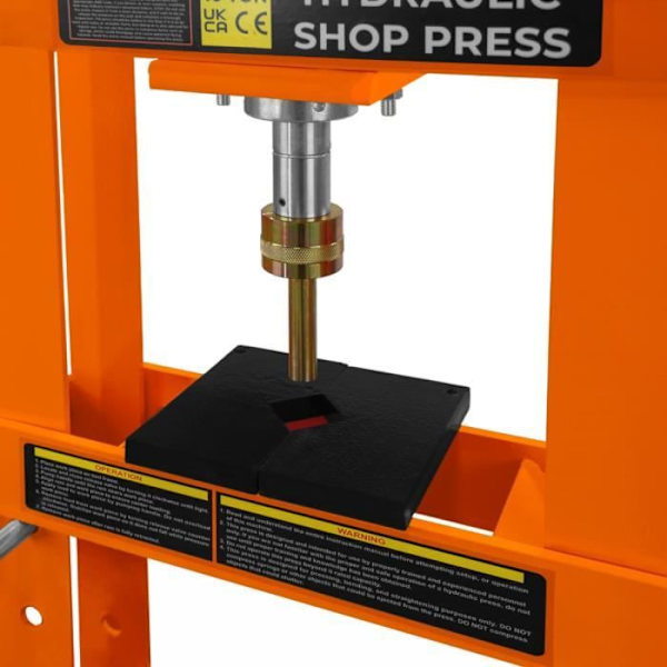 Hydraulinen puristin 10t Manuaalinen vapaasti seisova 3 tasoinen tee-se-itse-työpaja Orange
