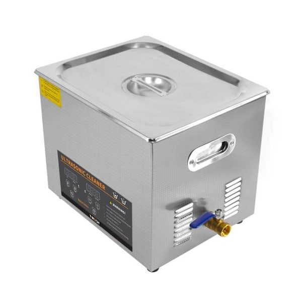 Ultrasonic Cleaner 10L - T-Mech - Smycken Disc Delar Verktyg - Silver Stål - Blandat Pengar