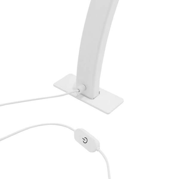 LED Manikyrslampa Halvmåne 75cm Nagelsalong Skönhet 3 Ljusstyrkor Vit