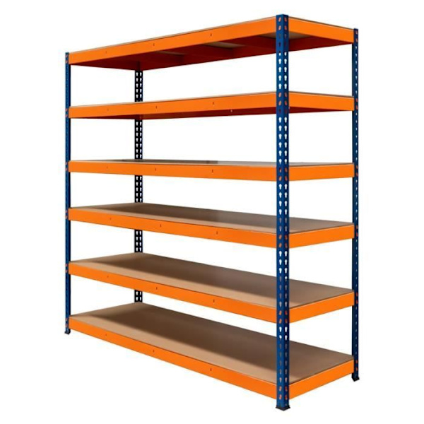 Rayonnage - MONSTERSHOP - SRax - 6 Hyllor - 300kg - Garage/Verkstad