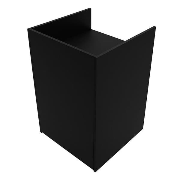 Försäljningsdisk för Kassa i Svart MDF TB60 Handelsmöbel Reception Svart