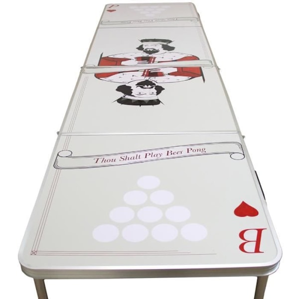 Beer Pong - MONSTERSHOP - 240 cm - Vedenpitävä - Liitettävä - Alumiini