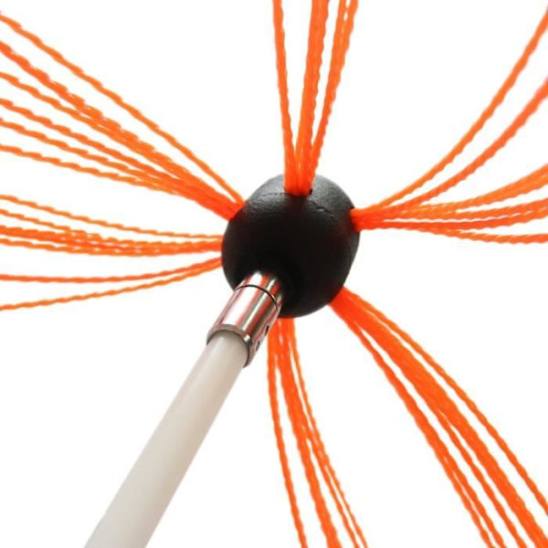 Skorstenssopningssats 11m flexibel nylon syntetisk skorstenssopning igelkottrengöring Spis träning Elektrisk borrmaskin